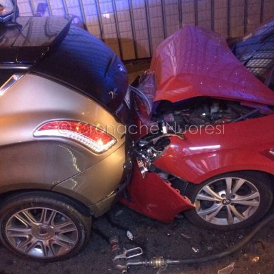 Nuoro, la scena dell'Incidente alla galleria di Prato Sardo