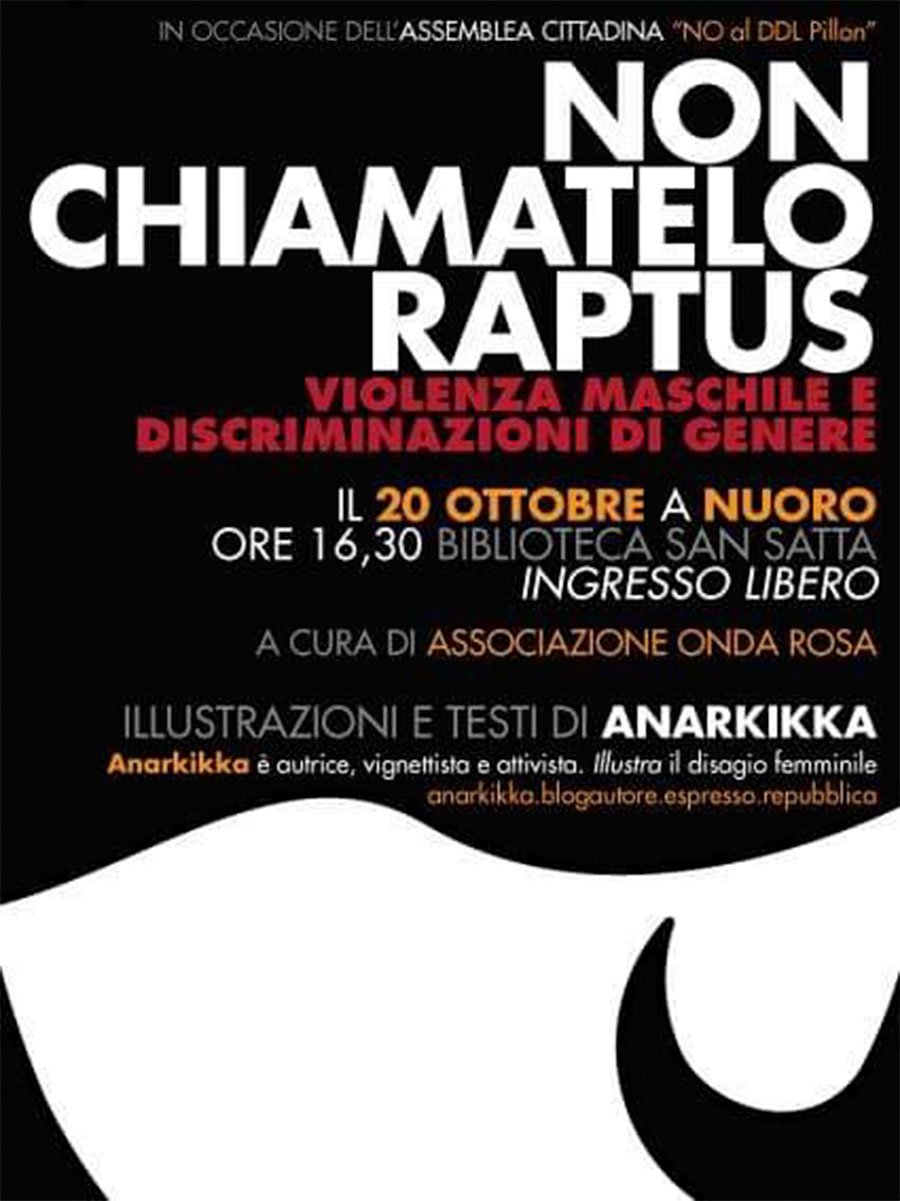 Donne contro il DDL Pillon: sabato  20 ottobre assemblea cittadina