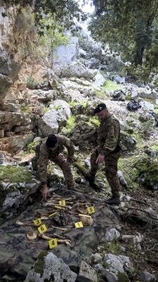 Le ossa ritrovate sul Supramonte