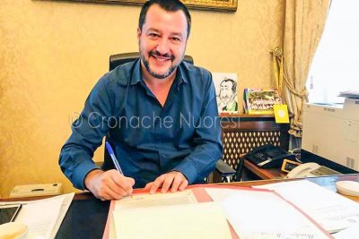 Il ministro dell'Interno e Matteo Salvini