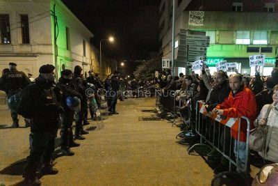 Nuoro manifestazione di dissenso contro Salvini (foto S.Novellu)