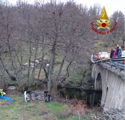 La Opel dopo l'incidente