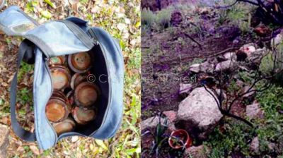 Mine antiuomo e armi rinvenute dai Carabinieri