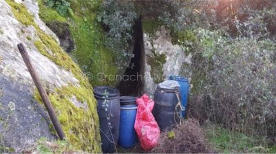 Orani, i bidoni in cui era nascosta la droga