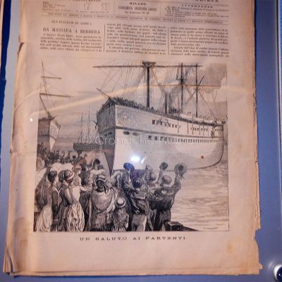 Giornali in mostra a Casa Deriu (© P.G.Vacca)