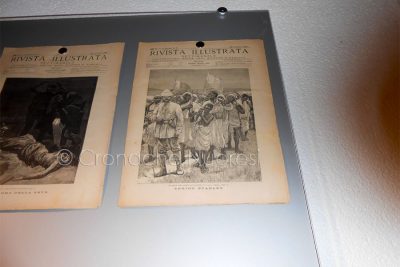 Giornali in mostra a Casa Deriu (© P.G.Vacca)