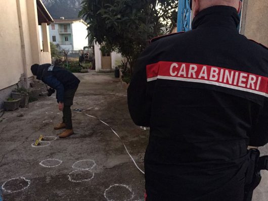 Irgoli. I rilevi dei Carabinieri-sul luogo del tentato omicidio