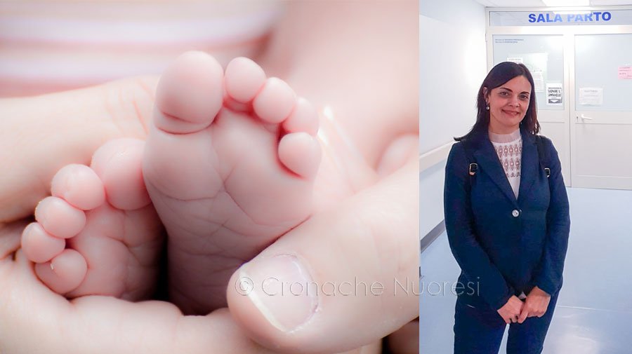 Fiocco rosa al San Francesco per Alice, prima nata in Sardegna, con visita a sorpresa