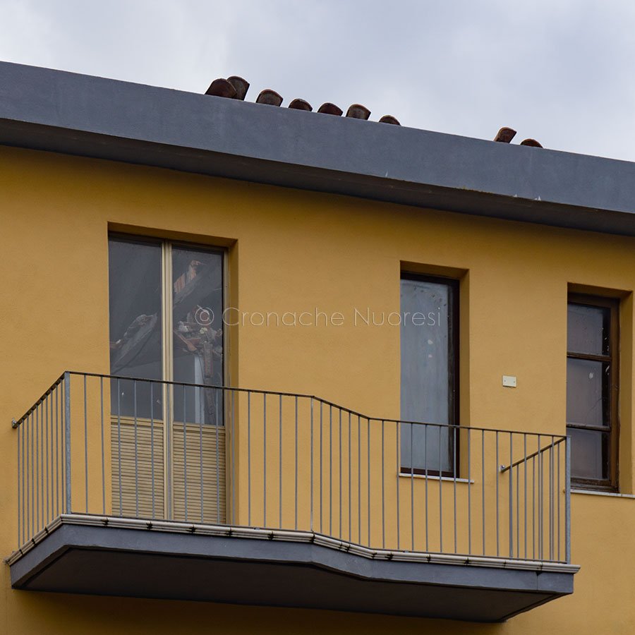 Scano Montiferro, l'edificio in cui è avvenuto il crollo (foto S.Novellu)