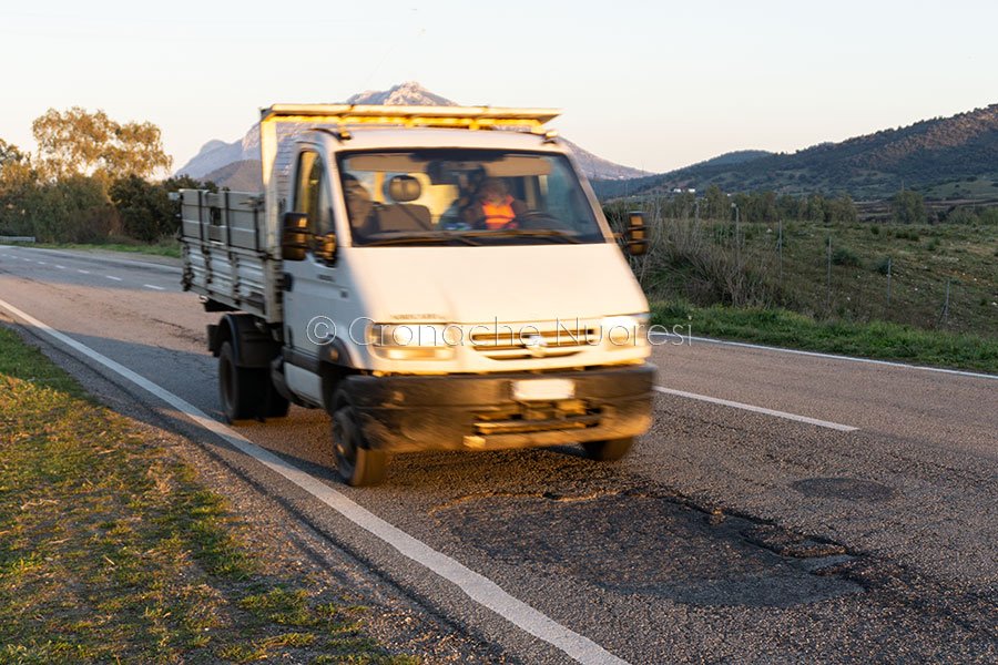 Traffico sulla Provinciale 25 (foto S.Novellu)