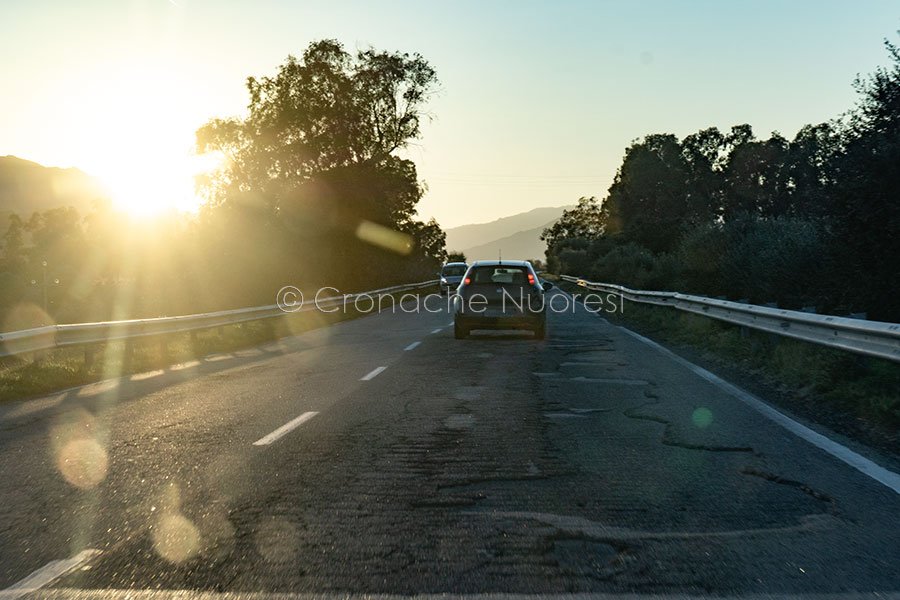 Traffico sulla Provinciale 25 (foto S.Novellu)