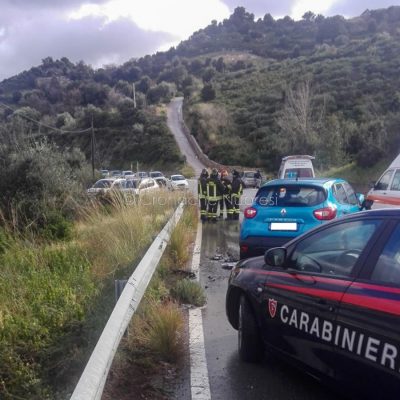 La scena dell'incidente