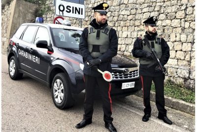 Controlli dei Carabinieri a Osini