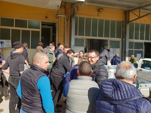 I vertici di Coldiretti a Dorgali con i pastori