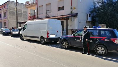 Oliena, la scena della rapina