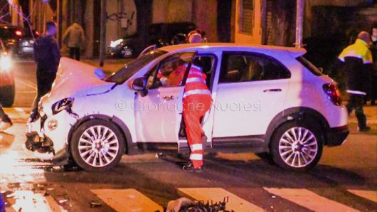 Nuoro, incidente in via Toscana (foto Piccirillo)