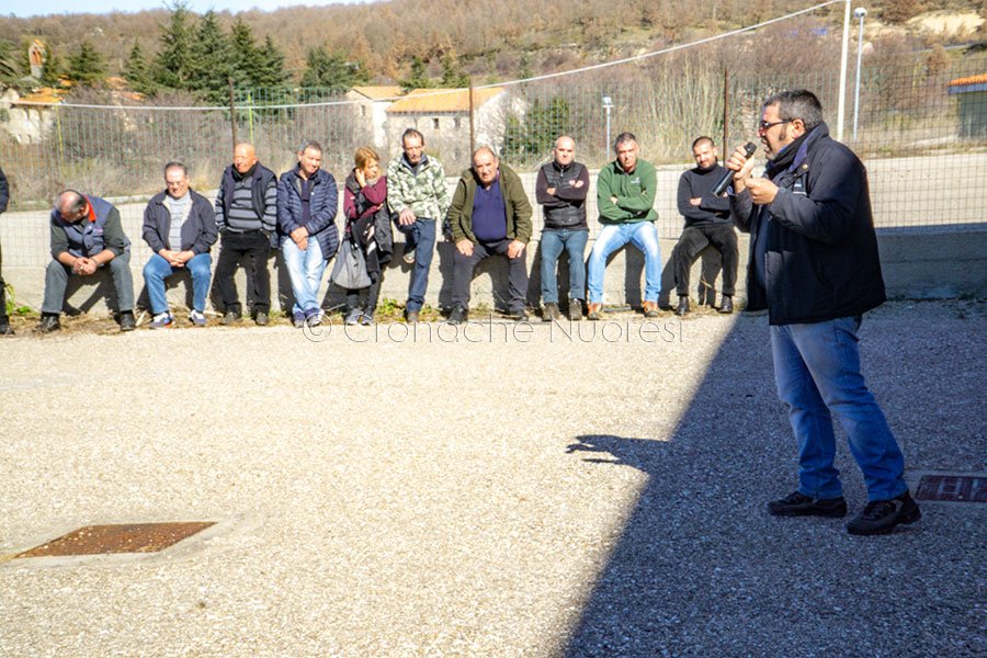 Pratobello, l'incontro del comparto suinicolo nuorese e ogliastrino (foto S.Novellu)