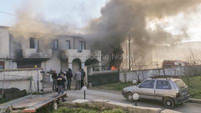 Sarule, incendio in un'abitazione