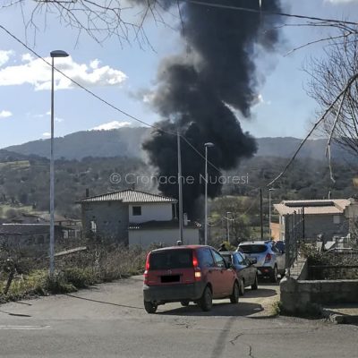 Sarule, incendio in un'abitazione
