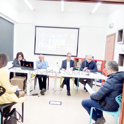 Un momento della conferenza stampa