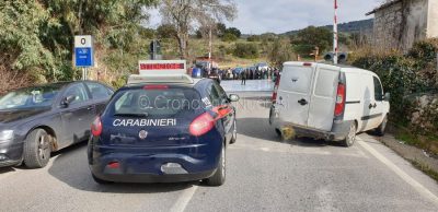 La protesta dei pastori a Orotelli (f. cronache Nuoresi)
