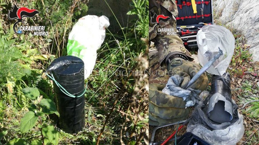 Fugge a un posto di blocco: i Carabinieri gli trovano una bomba pronta a esplodere