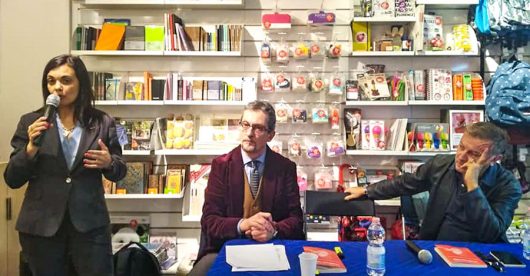 Evangelista alla presentazione del libro su Tiziana Cantone