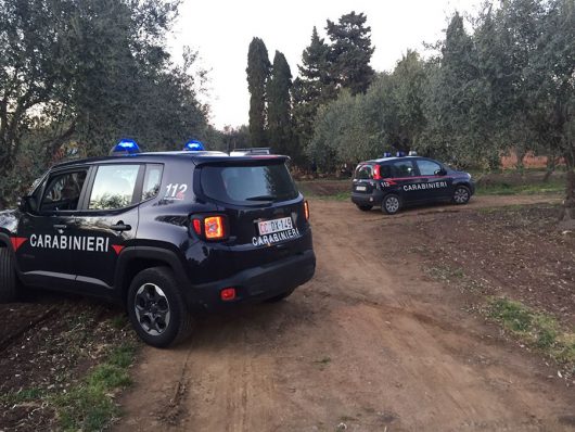 I Carabinieri sul luogo della tragedia