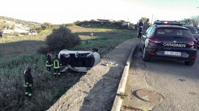 La scena dell'incidente di Bari Sardo