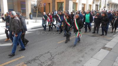Macomer, manifestazione dei pastori (foto PG.Vacca)