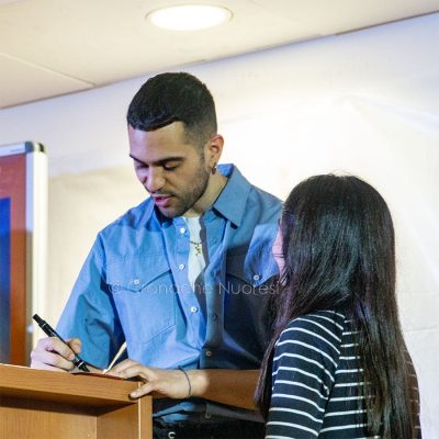 Mahmood a Prato Sardo (© foto Cronache Nuoresi)
