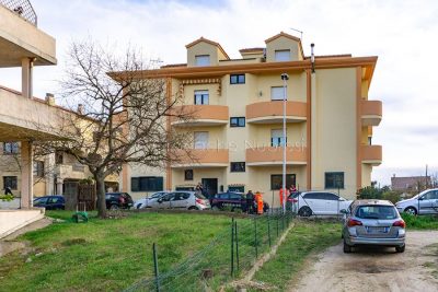Nuoro, la via in cui è avvenuto l'omicidio di Romina Meloni (foto S.Novellu)
