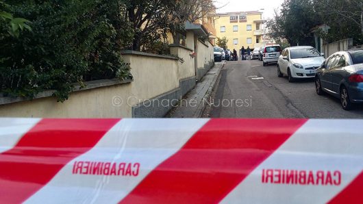 Nuoro, la via in cui è avvenuto l'omicidio di Romina Meloni (foto S.Novellu)