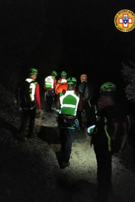 L'intervento del Soccorso Alpino a Gorroppu