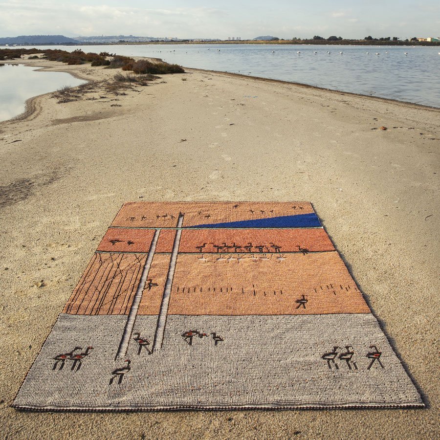 Joias. Colori e scenari di Molentargius evocati nella tessitura a “pibiones”