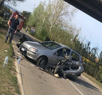 La scena dell'incidente