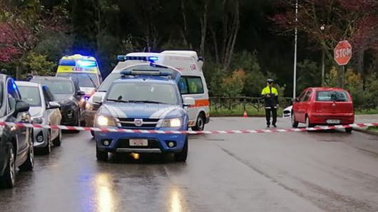 Nuoro, la scena dell'incidente