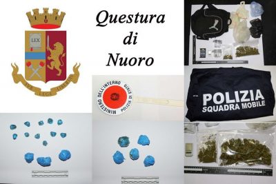 La droga sequestrata dalla Polizia