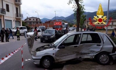 La scena dell'incidente avvenuto a Tertenia