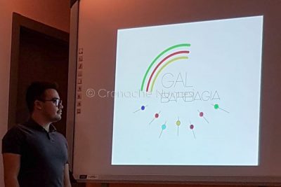 Un momento della presentazione del nuovo logo del GAL Barbagia