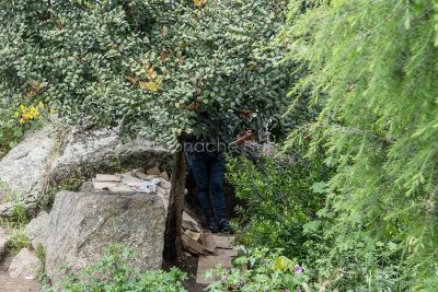Nuoro. Bivacco per migranti al Sacro Cuore (© foto S.Novellu)