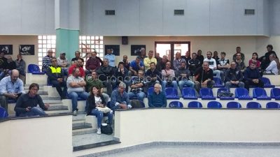 Orosei, incontro sugli attentai agli imprenditori del marmo (foto S.Meloni)