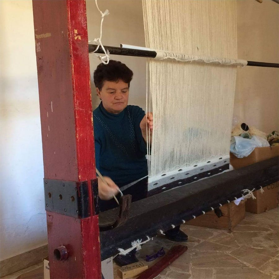 a tessitrice Giovanna Maria Campus