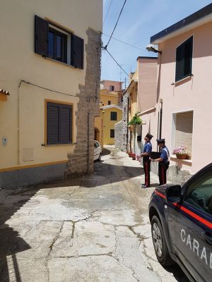 I Carabinieri di Mamoiada sul luogo della tragedia