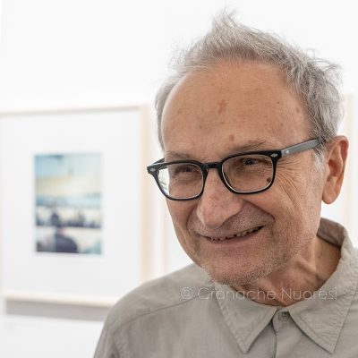 Il fotografo Guido Guidi al MAN di Nuoro (foto S.Novellu)