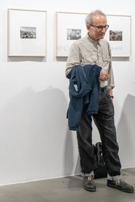 Il fotografo Guido Guidi al MAN di Nuoro (© foto S.Novellu)