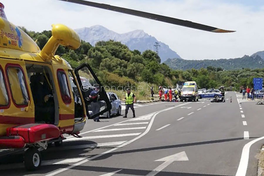 L'incidente in cui sono morti i due turisti svizzeri a Dorgali (© Cronache Nuoresi)