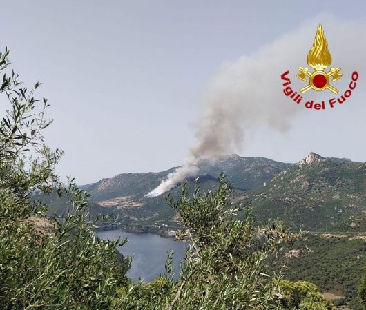 L'incendio nelle campagne di Ollolai
