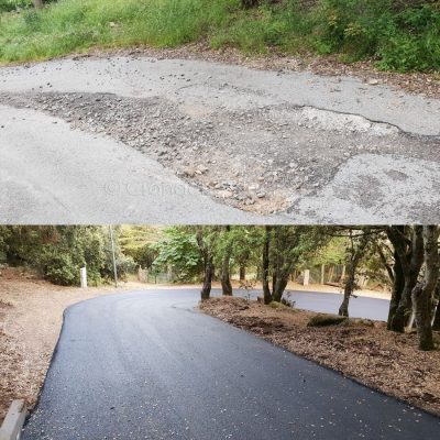 Strade sul monte Ortobene