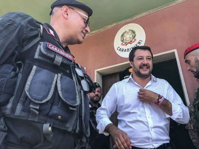 Il ministro dell'Interno Matteo Salvini